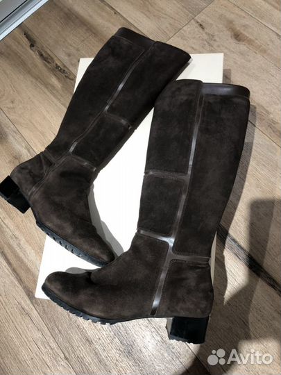 Сапоги замшевые Hogl