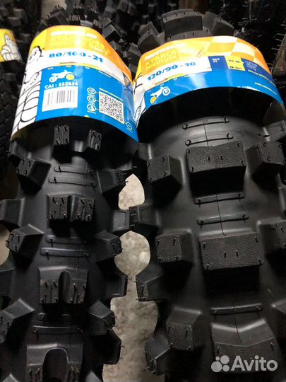80/100-21+120/90-18 michelin starcross 6 MED soft