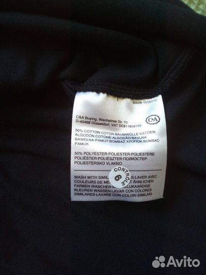 Футболка женская топ с воланами 44 новая Германия