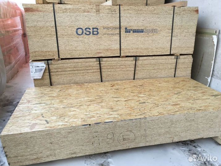 OSB-3, осп, осб, 1250х2500х 22мм