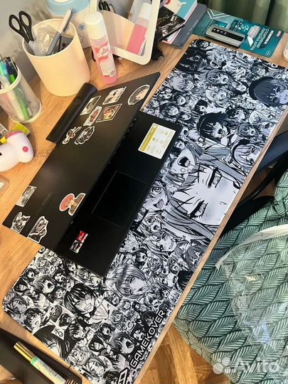 Коврик для мышки Аниме большой 30х80 игровой новый