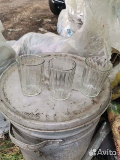 Рюмки круглые СССР, Стаканы граненые СССР