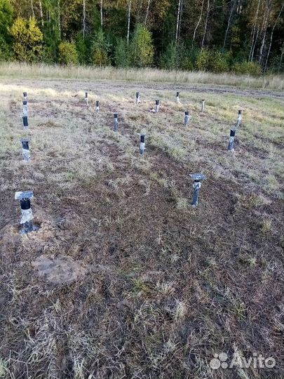 Фундамент на винтовых сваях Винтовые сваи под ключ