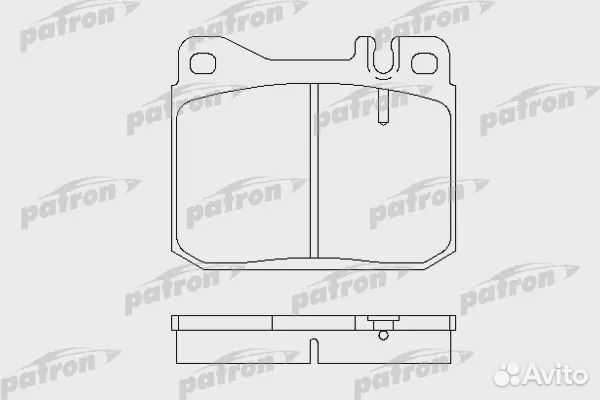 Patron PBP243 Колодки тормозные дисковые передн ME