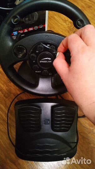 Руль с педалями Speedlink