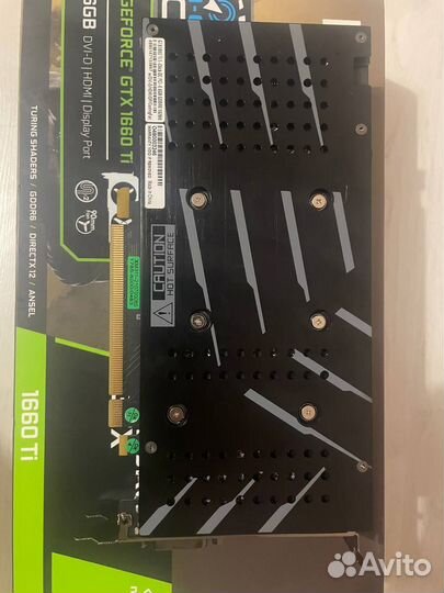 Видеокарта GTX1660TI KFA2 OC 6gb