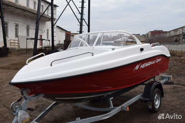 Новый катер Неман 450 Open комбинированный