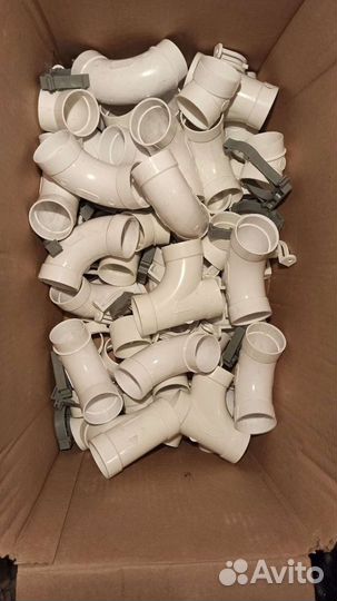 Фитинги для монтажа встроенного пылесоса