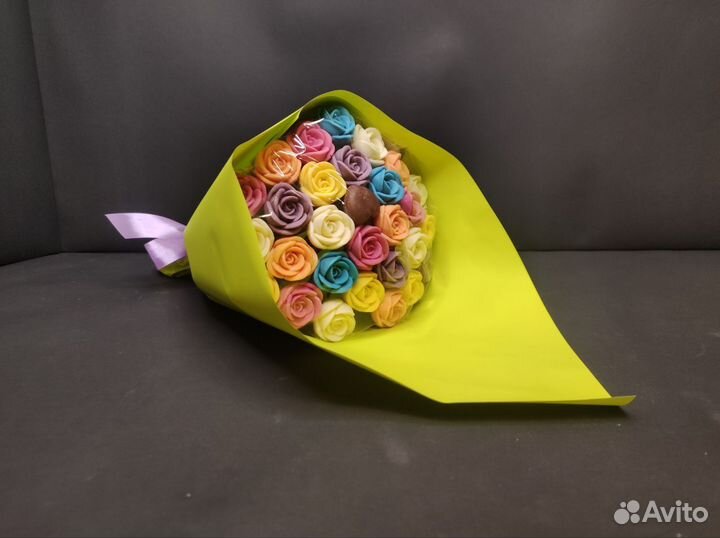 Розы из Бельгийского Шоколада - 29 шт в Букете