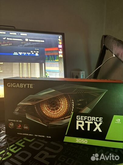Видеокарта gigabite RTX 3050 gaming OC 8gb