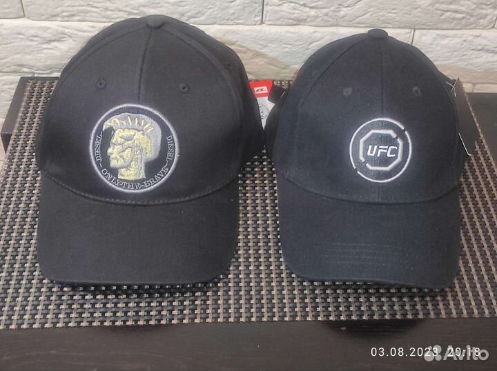 Бейсболка Мужская Jack Wolfskin и Diesel Black