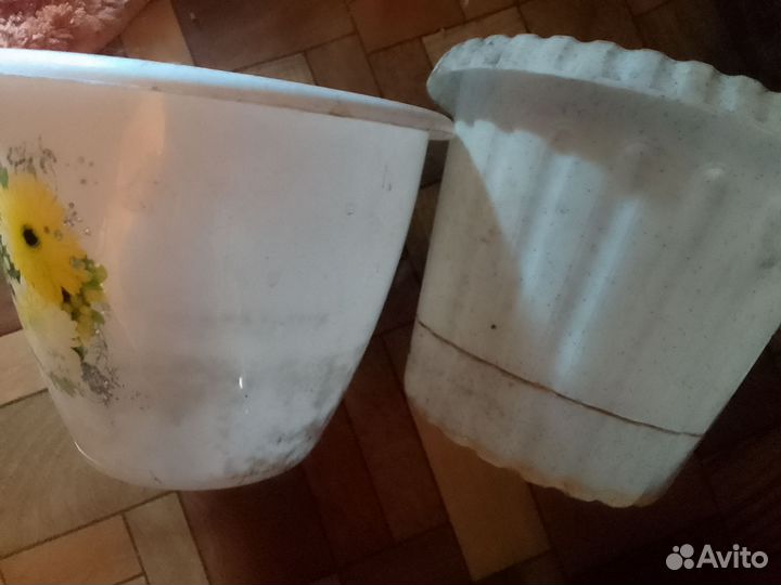 Горшки пластиковые