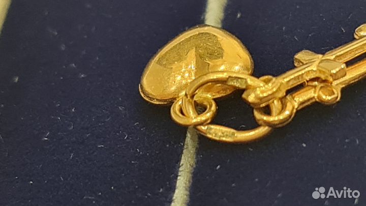 Подвеска золото 585пробы 0,97 гр Вера Надежда Любо