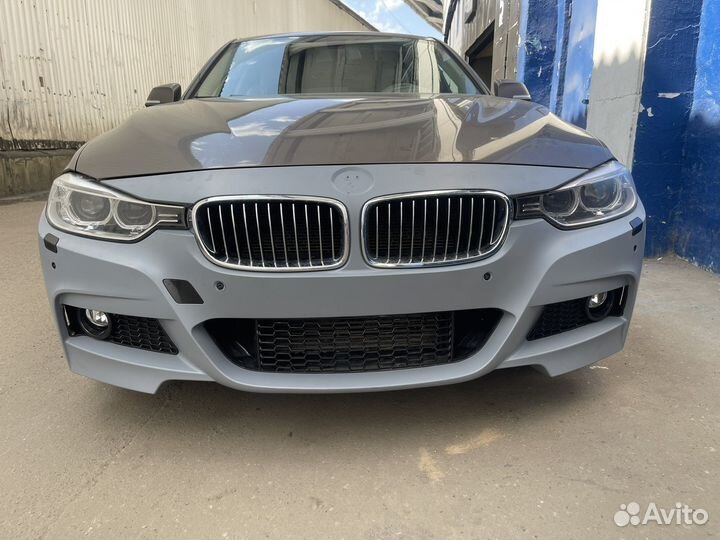 Передний бампер для BMW F30 М пакет в сборе