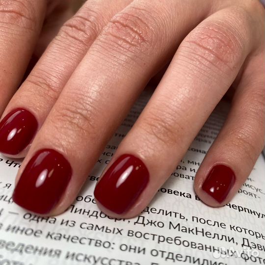 Маникюр с покрытием гель лак