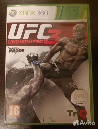 Игра для приставки xbox 360 UFC 3