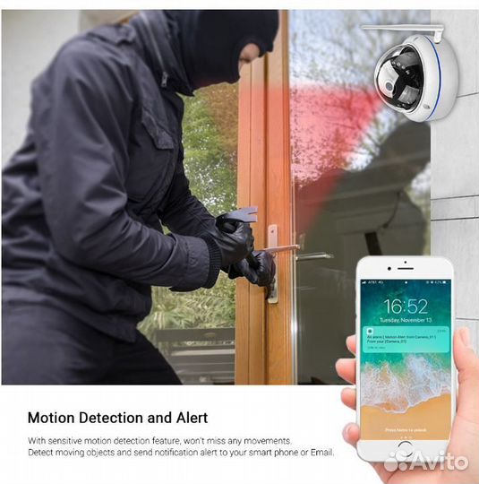 Wifi камера 2MP со звуком NEW