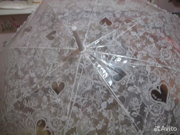 Прозрачный зонт