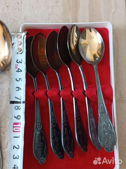 Ложки, вилки мельхиор СССР