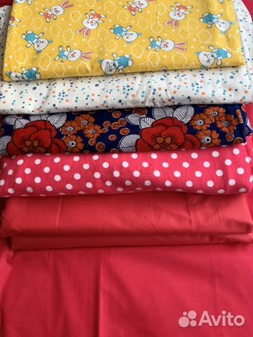 Отрезы тканей советских времен