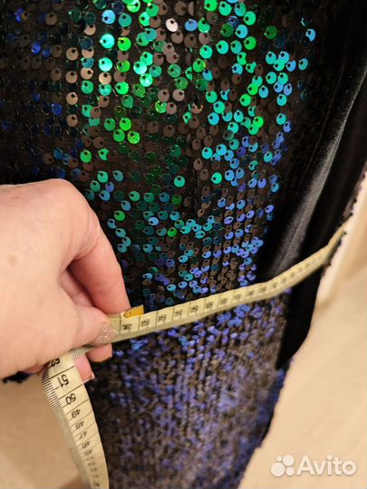 Вечернее платье с пайетками 42 44