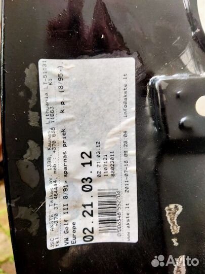 Запчасть для Фольксваген гольф