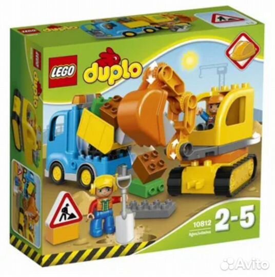 Lego duplo грузовик и экскаватор