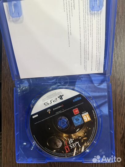 Lies of P ps5 диск