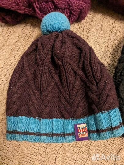 Шапка+ 2 снуда+ шарф