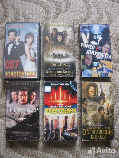 Продам видеокассеты с фильмами