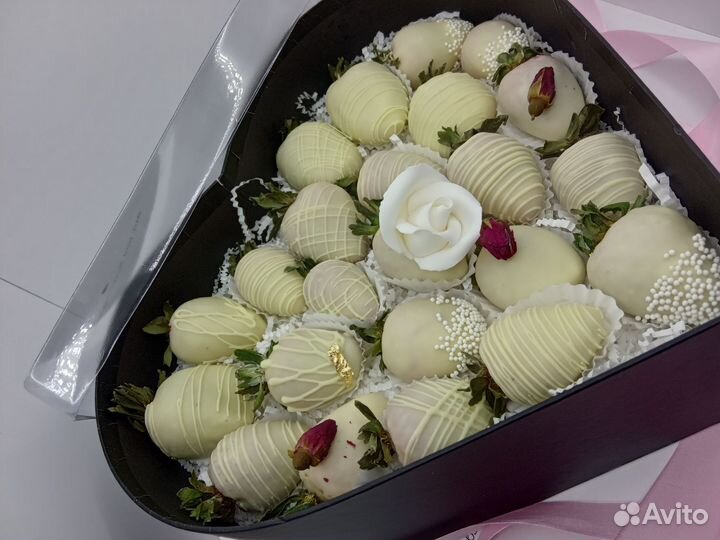 Клубника в шоколаде сердечко