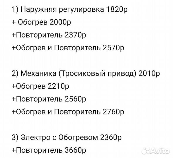 Se зеркала Нива 2121, 21213, 2131, 21214 Урбан