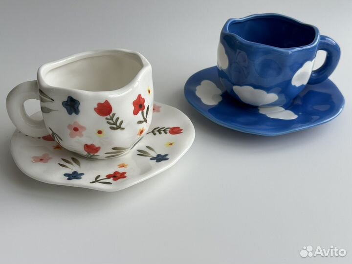Чашка с блюдцем