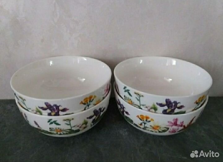 Тарелки пиалы салатники миски сервиз столовый