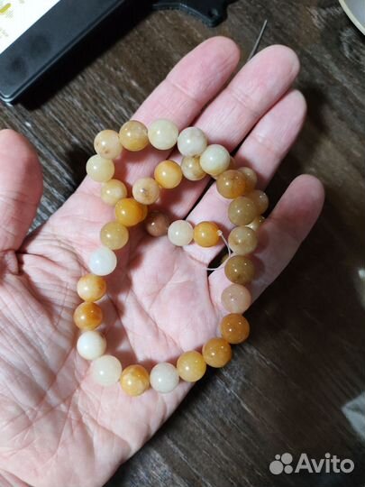 Цитрин бусины