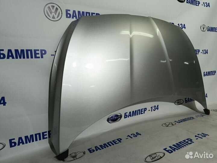 Капот hyundai solaris 1 2010-2014 серебристый