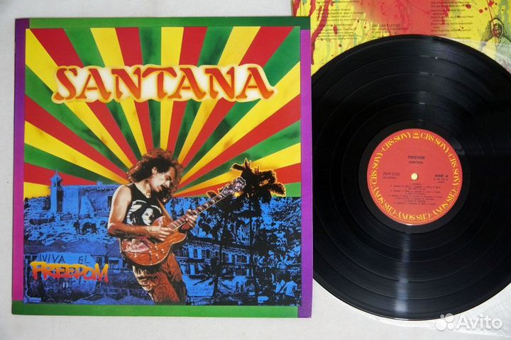 Пластинки Santana (10LP, Япония, Англия, EX-NM)