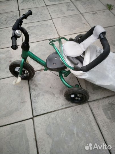 Коляска велосипед
