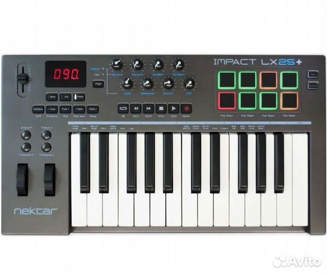USB midi клавиатура Nectar Impact LX 25+