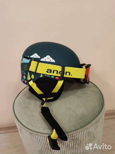 Шлем+очки Сноуборд Лыжи детский