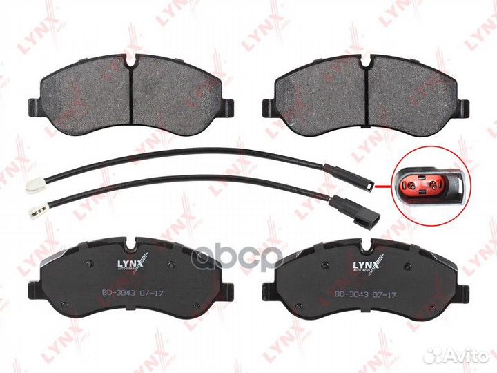 Колодки тормозные дисковые BD-3043 lynxauto