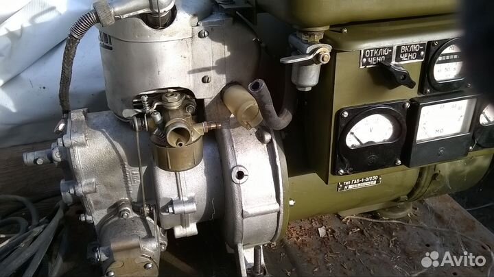 Бензиновый генератор армейский габ-1-0/230