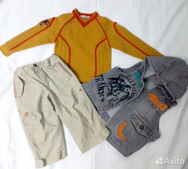 Детская одежда для мальчиков 86 92 пакетом