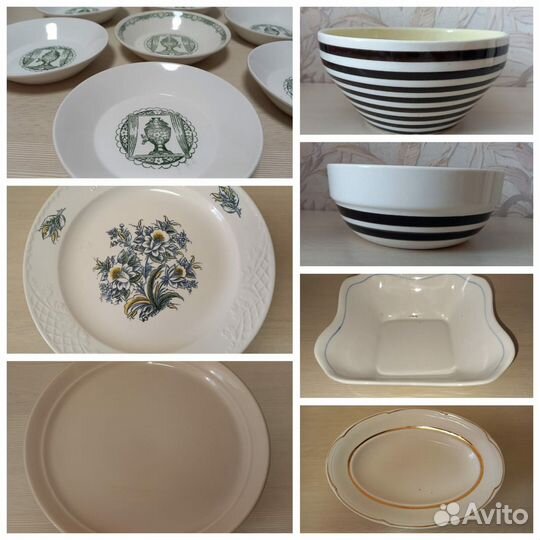 Салатники и большие тарелки СССР