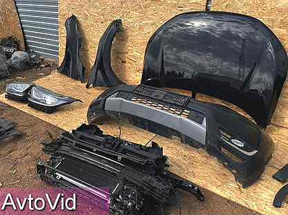 Honda CRV-5 черный Ноускат капот бампер фара капот
