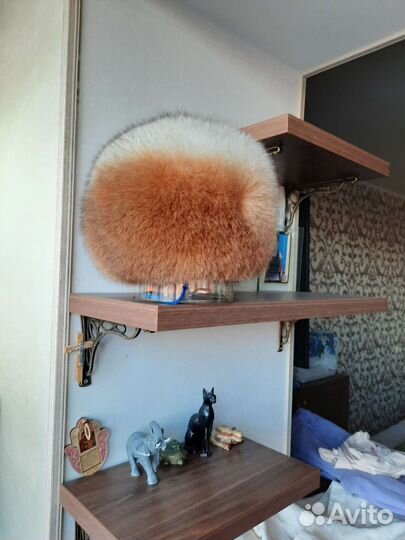 Шапка женская из меха лисы