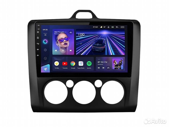 Магнитола Teyes CC3 Ford Focus 2 (черная)
