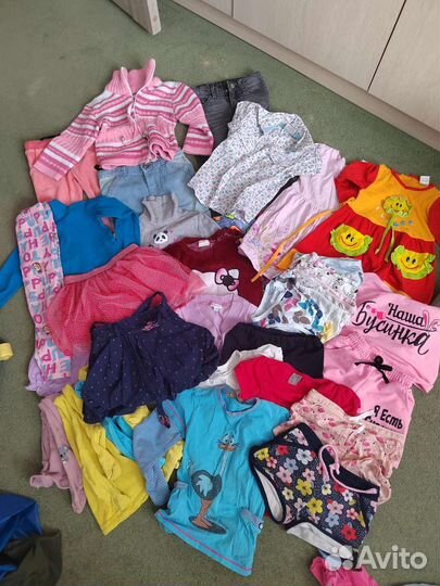 Детские вещи пакетом для девочек 86 98