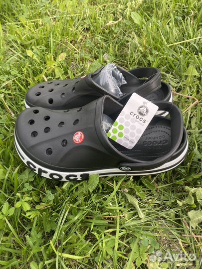 Crocs сабо мужские синие