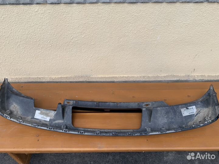 Диффузор на задний бампер volkswagen tiguan